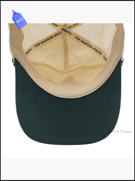 Semi-Structured Snapback Hat Lightweight Quick Dry Sport Cap Unisex main image 4